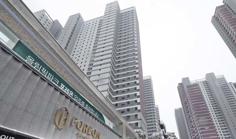 당첨 땐 무조건 10억 이상 번다… '올림픽파크포레온' 무순위 줍줍 떴다