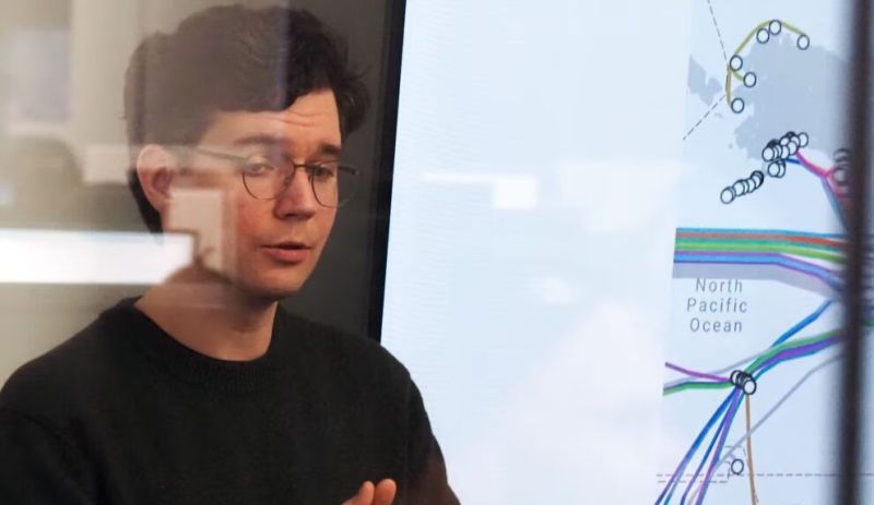 DoubleZero創辦人Austin Federa展示區塊鏈速度測試