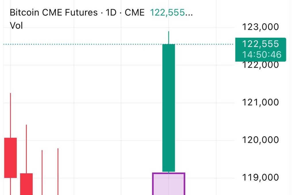CME Boşluğu Grafiği - 11 Ağustos 2025