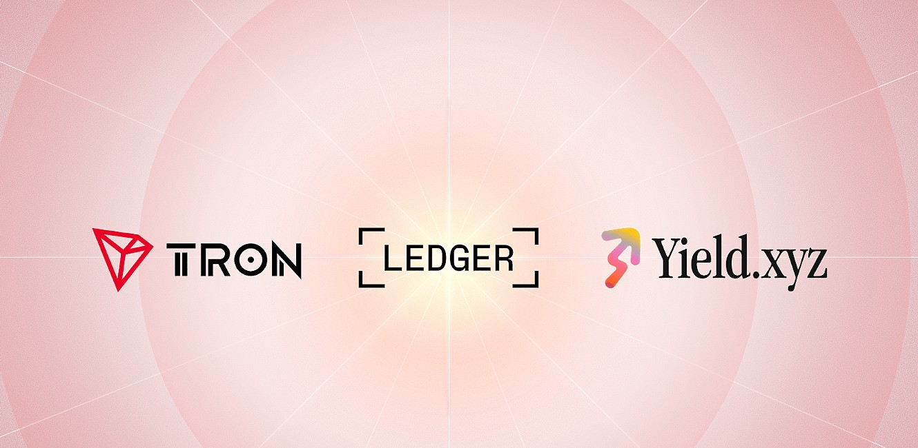 TRON與Ledger Live合作介面示意圖