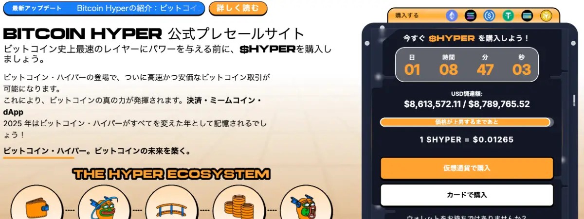 Bitcoin Hyper 가격 차트