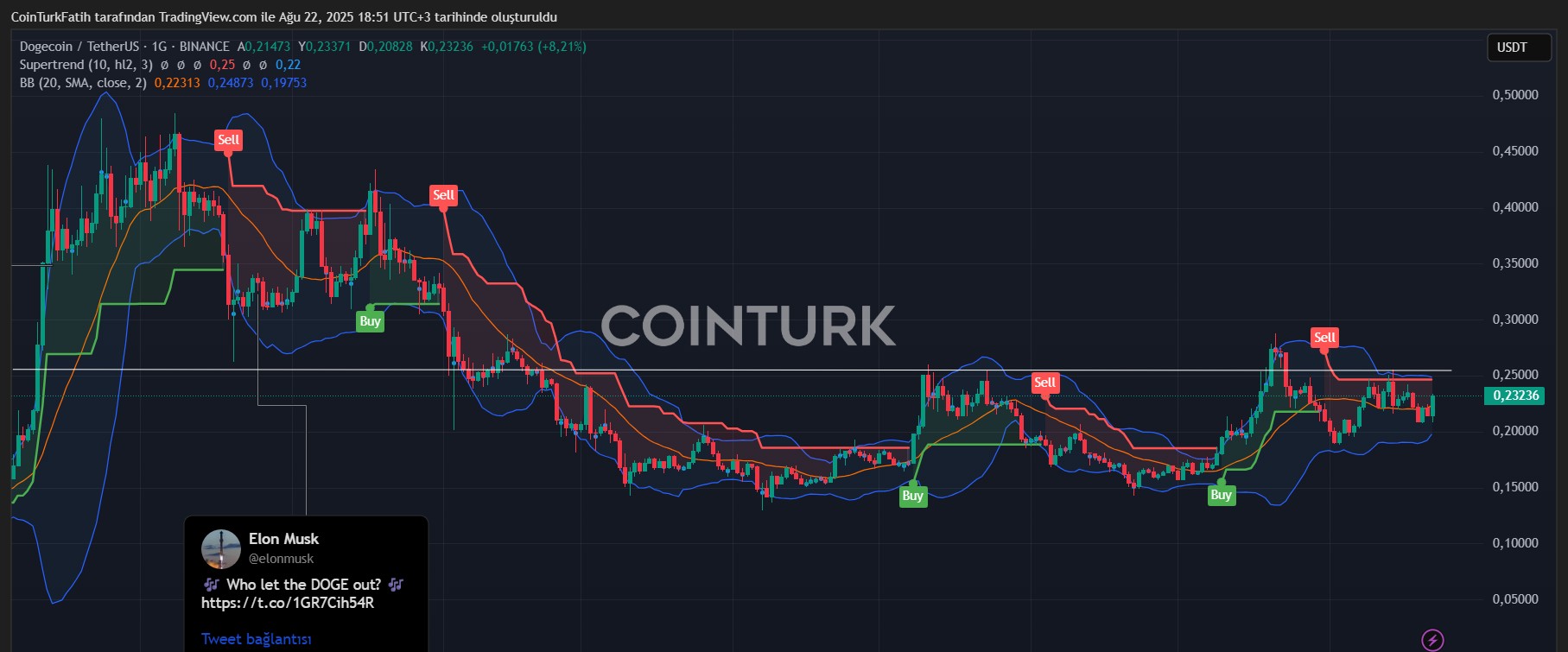 DOGE/USDT Grafik Analizi