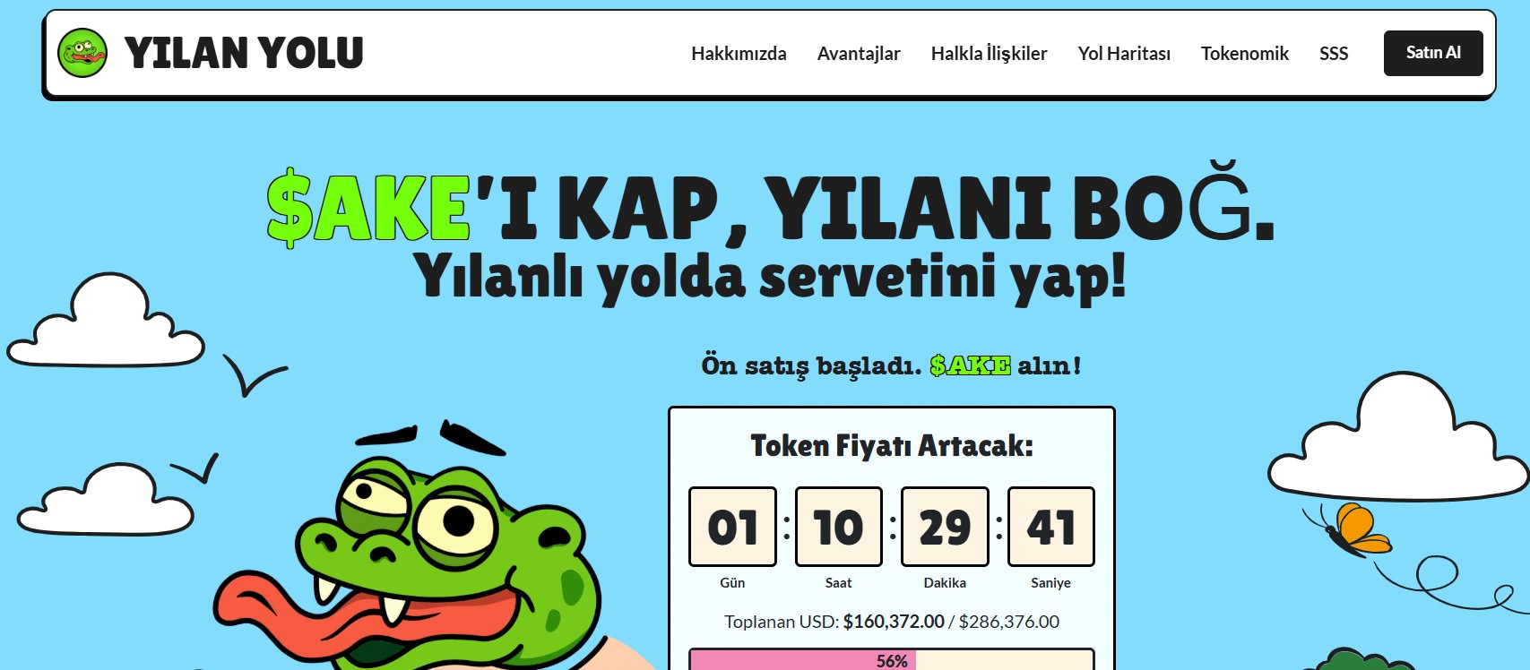 Snaky Way ile Tanışın: Yılan Gibi Kıvrak, Kripto Gibi Vahşi Yeni Bir Meme Coin Geliyor