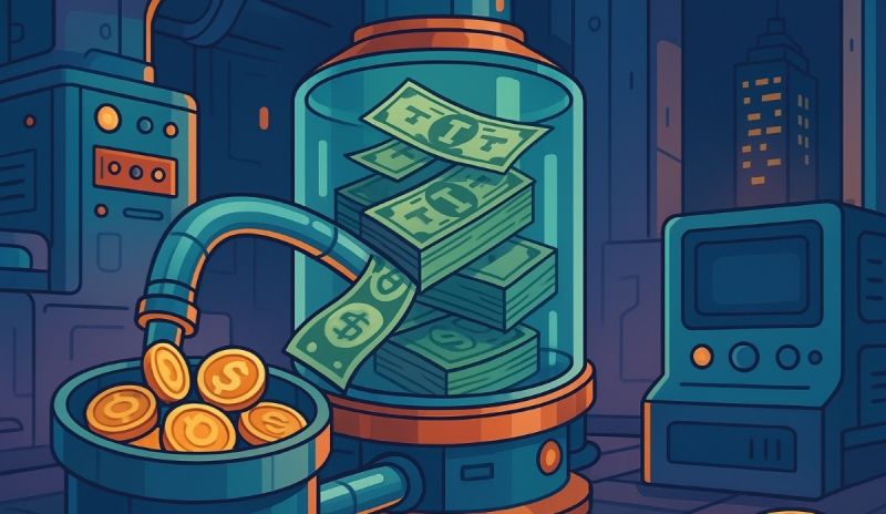 Comparativo entre sistemas financeiros tradicional e cripto